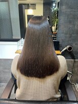 リブロ(LiBro)&nbsp;髪質改善ストレートココアベージュ暗めカラーダークアッシュ