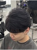 シースルーフェザー/フェザーパーマ/メンズパーマ