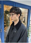 【サノユイ】men's ラフパーマ