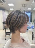 くびれ/ショート/20代30代40代/上大岡/横浜/アンブレラカラー