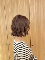 クラッチ 梅田茶屋町店(CLUTCH) 根本ボリュームアップ!高めからのコテ巻き風ボブパーマstyle