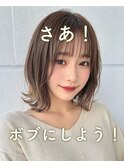 20代30代40代50代丸みとくびれショートカット名古屋小顔前髪白髪
