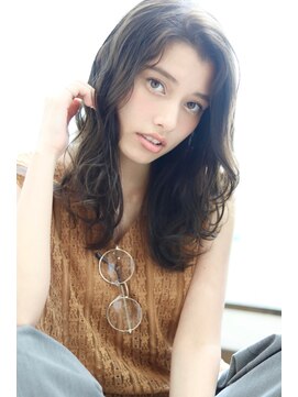 アーレル(Arlel) ☆Arlel 池袋☆オリーブアッシュゆるふわミディ