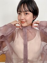 フィルムス 銀座(FILMS) レイヤーカット/デザインカラー/ウェットヘア/オリーブベージュ