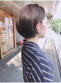 【morio 原宿】大人かわいいセンターパートショートボブ♪