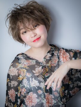 カバーヘア ブリス 北浦和(COVER HAIR bliss) ウルフパーマくせ毛カットマッシュショートw北浦和10代20代30代