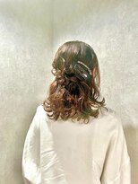 ベルトオブヴィーナス(Belt of venus)&nbsp;カジュアルに☆ハーフアップ