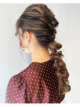 ナルヘアー 越谷(Nalu hair) あみおろしヘアアレンジ