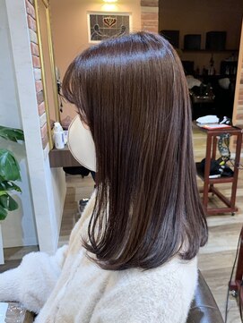 フェイバー 警固店(FAVOR) ピンクブラウン/パーソナルカラー診断/縮毛矯正/オージュア