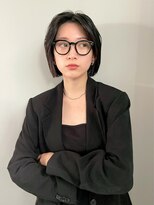 ミンクス 原宿店(MINX)&nbsp;表参道原宿　黒髪ボブ　ミニボブ　韓国ボブ　お洒落ボブ