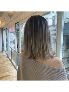 タオ 河原町(Tao) ボブとバレイヤージュ