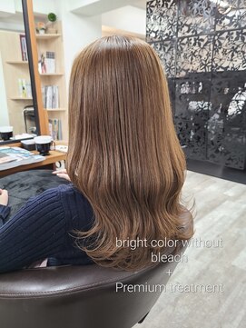 アンクラウド(an cloud) ミルクティーベージュ/ベージュ/ブリーチなしカラー