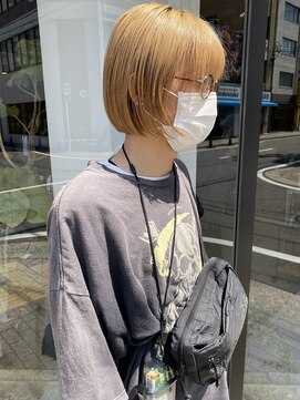 ヘアー アイス ルーチェ(HAIR ICI LUCE) ブロンドボブ／大矢