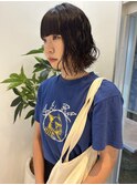 ボブウェーブ×ウェットスタイリング