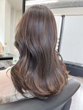 スターズ 柏(STARS) 艶カラー ナチュラルベージュカラー 透明感 ウェーブ ロング