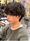 渋谷が作るシャドウパーマ