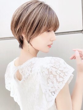 ハローバイシー 仙台(Hello by Sea) 前髪カットで小顔☆髪質改善◎縮毛矯正×ショート[仙台]