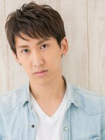 モッズヘア メン 上尾東口店(mod's hair men)&nbsp;清潔感あふれるミルクチョコレートのタフ束感ショートW上尾