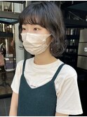 【三ツ井純】ボブパーマ 無造作パーマ コテ巻き風パーマ 小顔