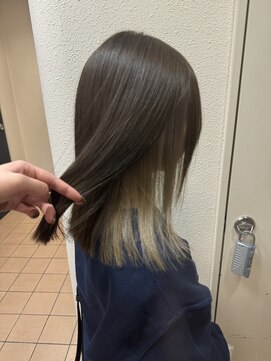 アジールヘア 所沢プロペ通り店(agir hair) インナーブロンドレイヤーカット夏デザインカラーブリーチ所沢