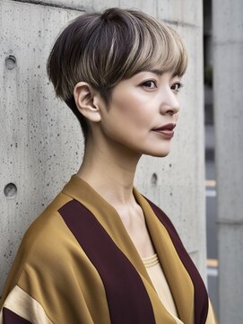 アルトリスト(Altruist Aging×HAIR&SPA) ☆オリーブグレーココアベージュ小顔クラゲヘアー/黒髪/髪質改善