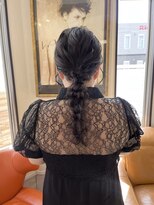 コレット ヘアー 大通(Colette hair)&nbsp;お呼ばれ編み下ろしアレンジ .*。
