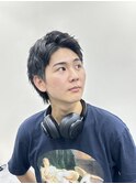 ハイトーンカラー/マッシュパーマ/アースカラー/men's/