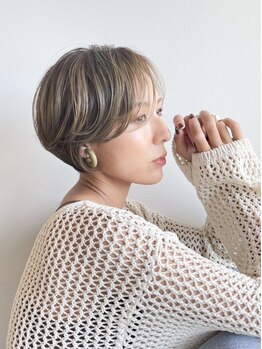 グート ヘアーメイク(gut HAIR MAKE)の写真/【新規/2ヶ月以内なら2回目¥1,000オフ】輪郭を髪で補修!?小顔に魅せるカットなら"gut"にお任せ☆