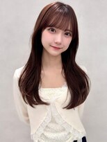 アッシュ 中野店(Ash)&nbsp;イメチェン/似合わせカット/フルバング/レッドブラウン/中野