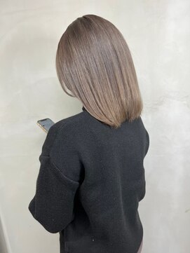 ジーナ 船橋(Zina) 髪質改善＊マチルダボブアッシュカラー＊美髪【Zina船橋】