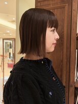 ★外ハネボブ/切りっぱなしボブ/縮毛矯正/髪質改善/銀座20代30代
