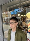 【BarBerBROS】ピンパーマ　くせ毛風クロップヘアパーマ