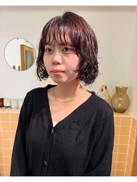ネルケ 立川(nelke) ミニボブ/ボブパーマ/ニュアンスパーマ