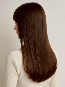 ミロア 薬院(miroa) 顔周りレイヤー オーガニックカラー アッシュベージュ 似合わせ