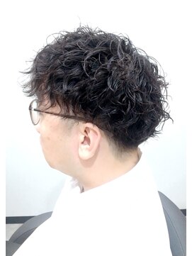 夜髪 膨らんでほしくない部分にはツイスパを