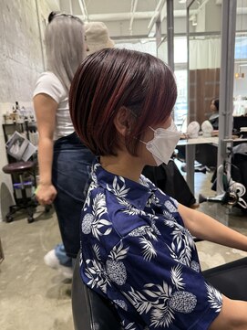 シールドヘアー 沖縄 新都心(C'LD Hair) 那覇美容室/おもろまち美容室/ショートボブ/小顔ボブ/ミニボブ