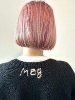 カシェル トウキョウ(Cashel Tokyo)&nbsp;ピンクカラー/ボブ/ブリーチカラー