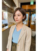 コポル(Copol)&nbsp;まわりと差がつく大人ショート×ラベンダーグレージュ