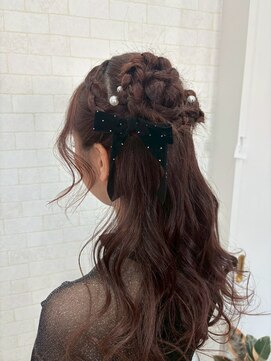 アプティ マーフ(appty maaf) 結婚式お呼ばれダウンスタイル