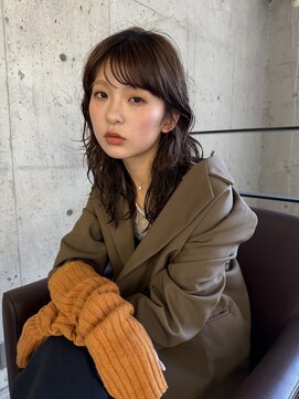 ロンドカスティーヨ 四日市(Lond castillo) 【futaba】ミディアムレイヤー/プードルパーマ