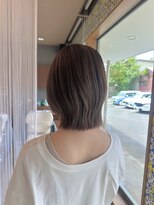 ソル(SOL) レイヤーボブ×グレージュ