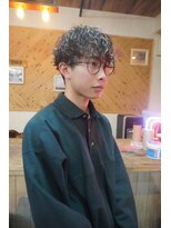 ロム 札幌大通(LOM) 波巻きパーマ×ハイライト【札幌】