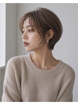 ウィールール 札幌店(WE RULE)&nbsp;20代30代/小顔丸みショート/顔まわり