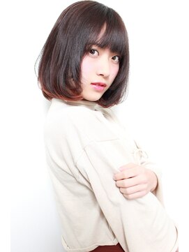 ネオンズ 札幌駅JR55ビル店(NEON´S) 【ポイントカラー/裾カラー】＊デザインカラー×ボブ＊