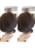 西宮/ベリーショート/20代/30代/40代/前下がりボブ/大人かわいい