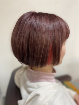 トランクヘアデザイン 大宮(TRUNK hair design) イヤリングピンク
