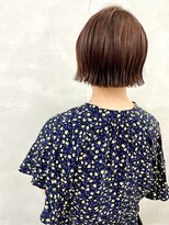 エンドリンク(endlink) オレンジカラー×ミニボブ