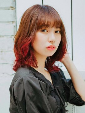 カラーサロンビスカリア 相模原エリア 淵野辺駅店(Color salon Biscaria) キュート裾カラー