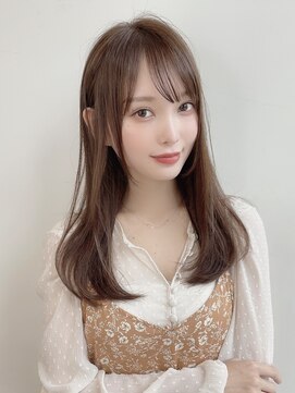 ネオリーブギンザ 銀座店(Neolive GINZA) 透明感ベージュロング+小顔前髪