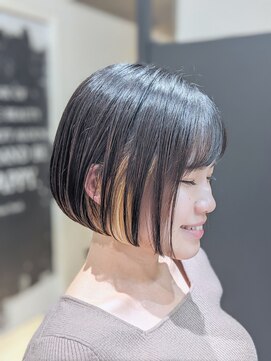 ジエクト 本店(The Ect) 小顔ボブ×デザインカラー×艶髪スタイル